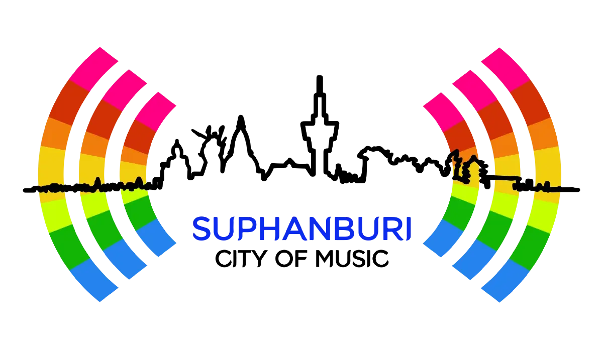 สัญลักษณ์ สุุพรรณบุรีเมืองสร้างสรรคด์ด้านดนตรี