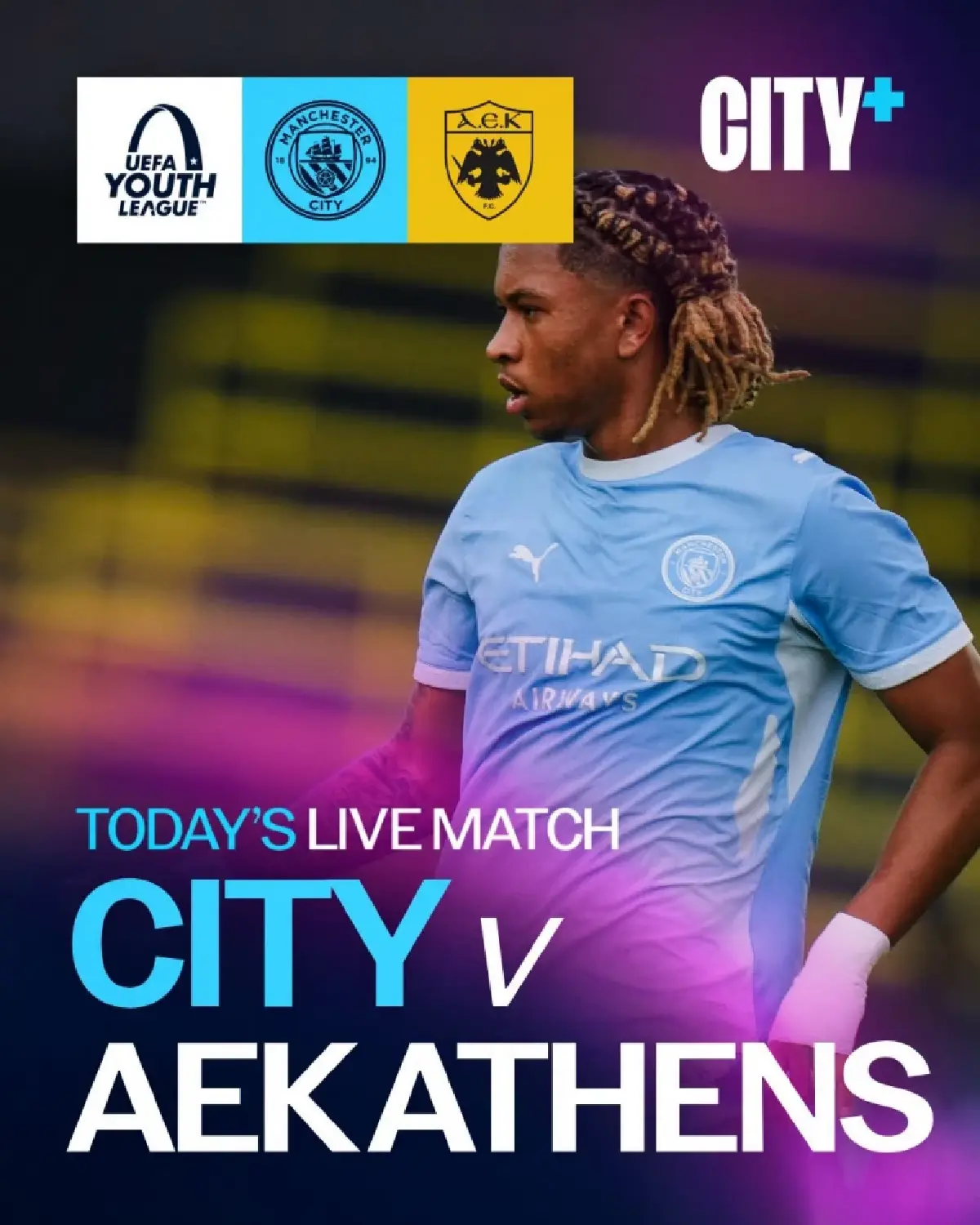 ดูบอลสด ถ่ายทอดสด แมนซิตี้ พบ เออีเค เอเธนส์ UCL วันนี้ 20 ต.ค.69