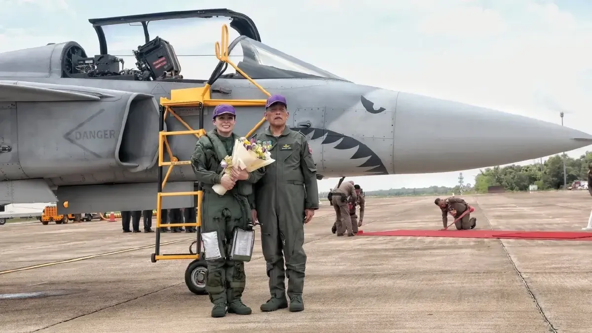 Saab ชื่นชมพระปรีชาสามารถ “พระราชินีสุทิดา” ทรงขับ "กริพเพน" ครั้งประวัติศาสตร์