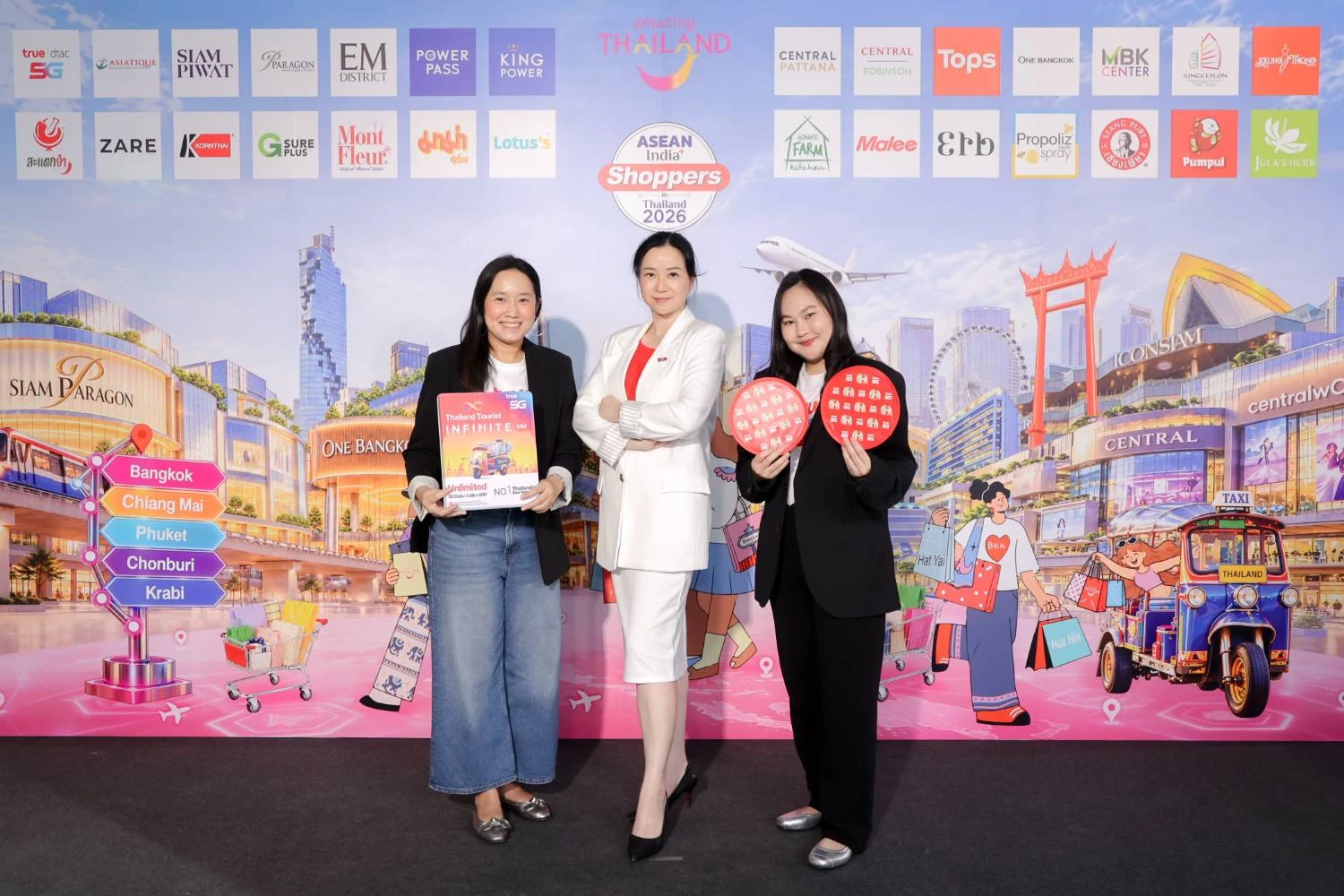 ทรู ผนึก ททท. แจกซิม True 5G ฟรี ต้อนรับนักท่องเที่ยวอาเซียน-อินเดีย จัดเต็มสิทธิพิเศษกว่า 10,000 บาท