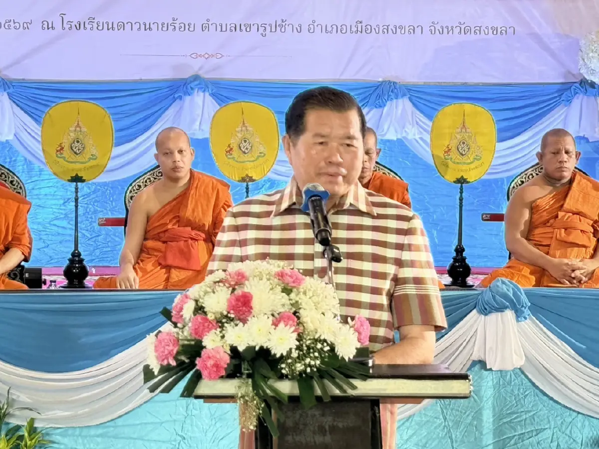 “นิพนธ์” ประธานปลงผมบรรพชาสามเณร-ศีลจาริณี ถวายพระราชกุศลฯ