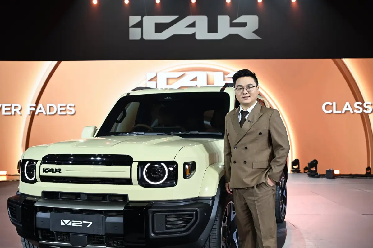 iCAUR เปิดตลาดรถไทย ส่ง V27 REEV วิ่งไกล 1,000 กม. เริ่ม 9.99 แสน