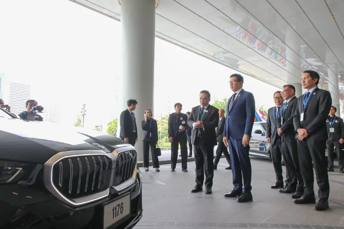 ส่องทัพ EV งาน IMF-World Bank 2026 MGC-ASIA จัดรถหรูรับผู้นำ