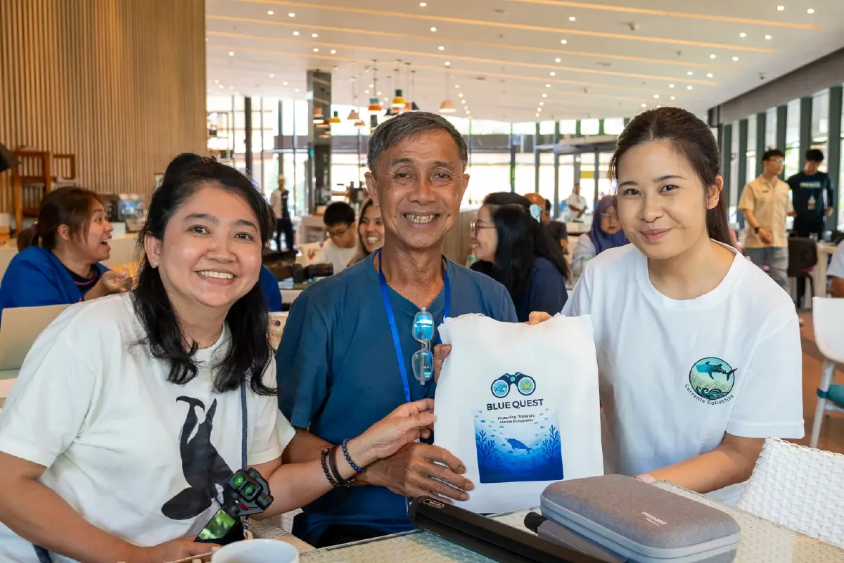 BlueQuest เทคโนโลยี ผสานพลังชุมชน ช่วยชีวิตสัตว์ทะเลหายากเกยตื้น