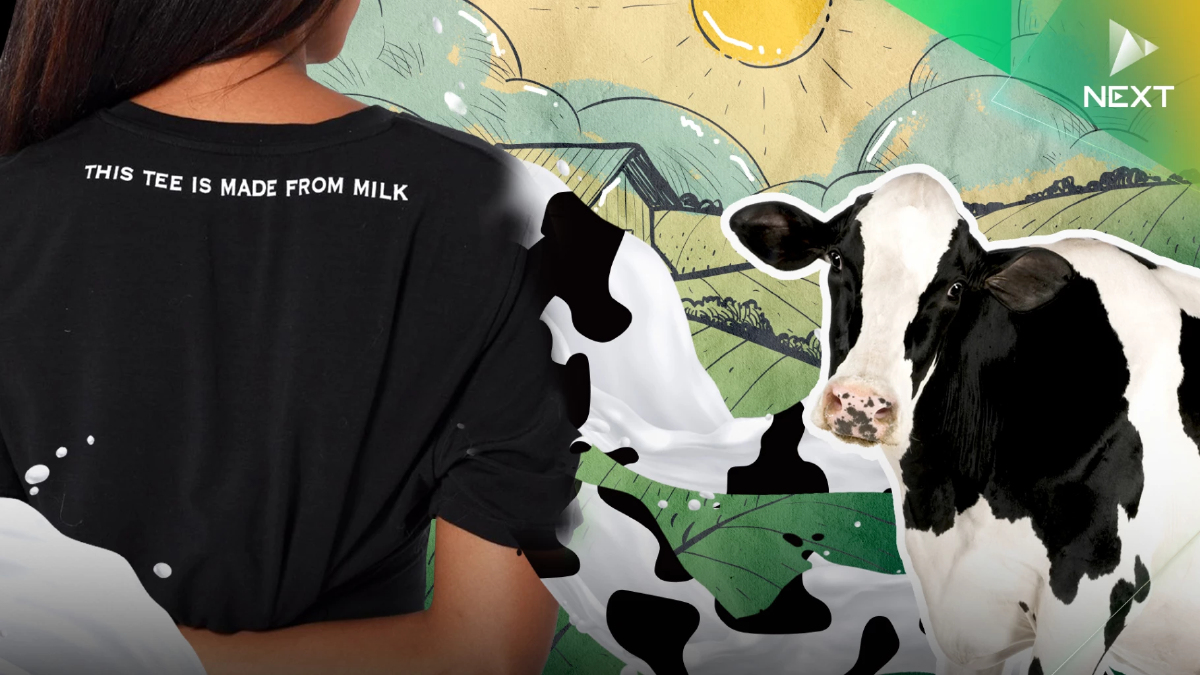 ปฎิวัติอุตสาหกรรมแฟชั่น: จากนมบูดสู่เสื้อยืด ‘Milk Tee’ ปฎิวัติอุตสาหกรรมแฟชั่น: จากนมบูดสู่เสื้อยืด ‘Milk Tee’