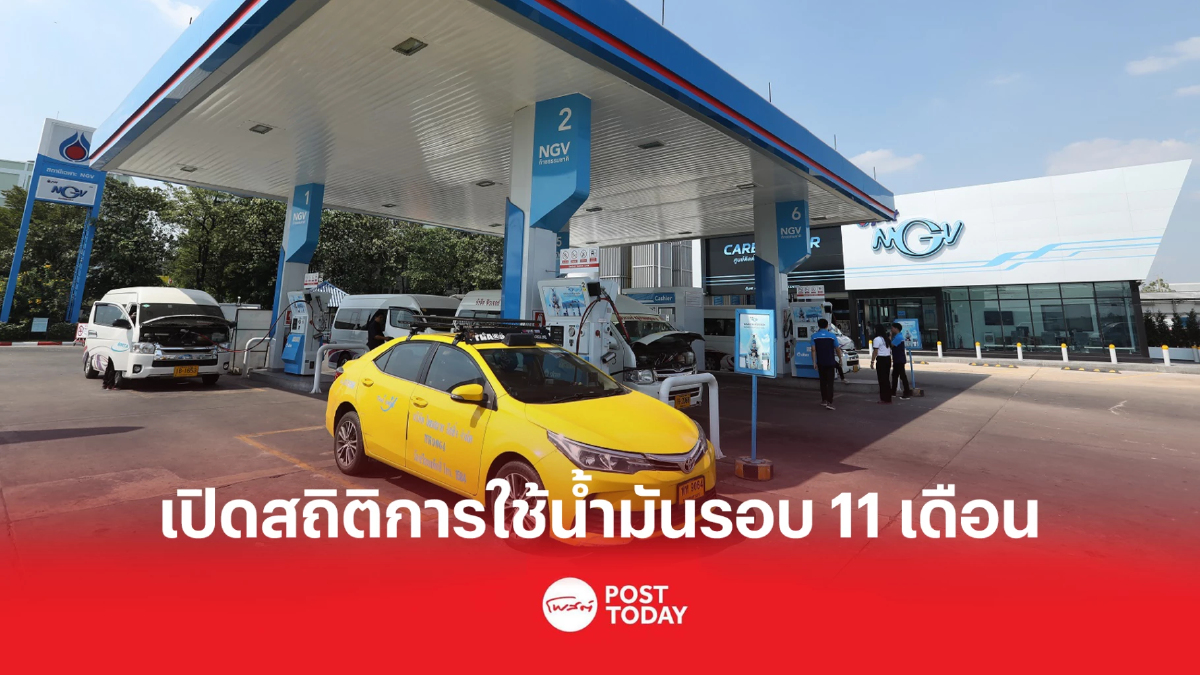 เปิดสถิติการใช้น้ำมันเชื้อเพลิง รอบ 11 เดือน ปี 2565 เปิดสถิติการใช้น้ำมันเชื้อเพลิง รอบ 11 เดือน ปี 2565