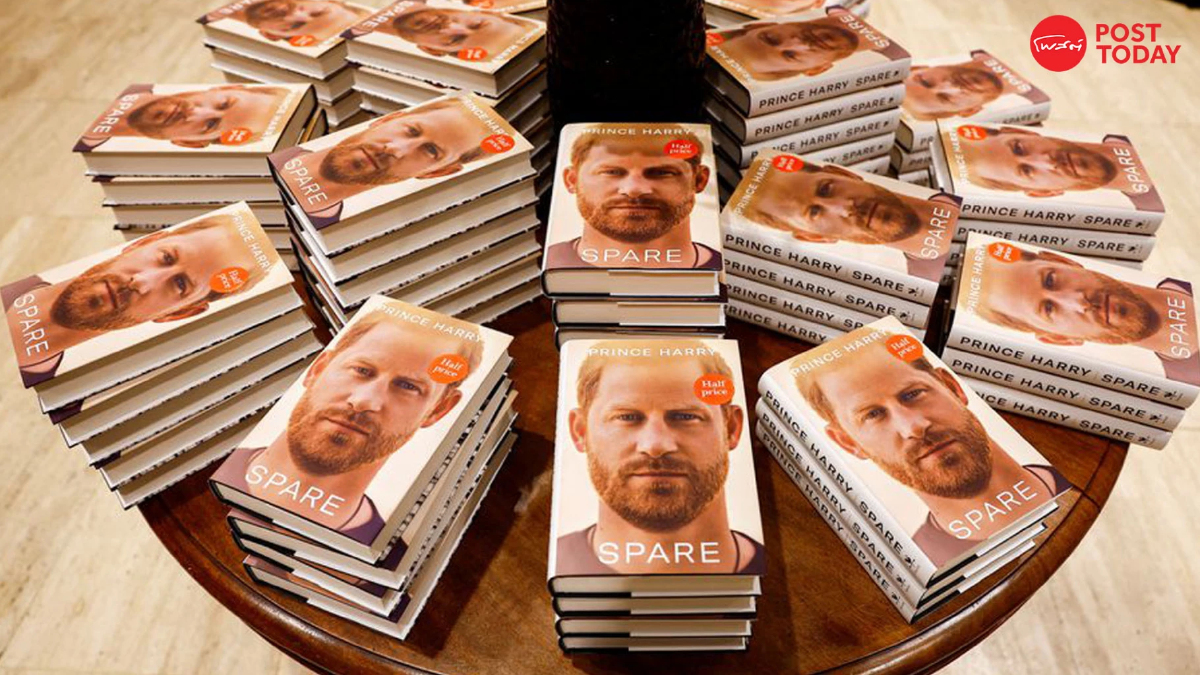หนังสือบันทึกฉาว คลุ้งกลิ่นคาววินด์เซอร์ 'Spare' วางแผงอย่างเป็นทางการ หนังสือบันทึกฉาว คลุ้งกลิ่นคาววินด์เซอร์ 'Spare' วางแผงอย่างเป็นทางการ