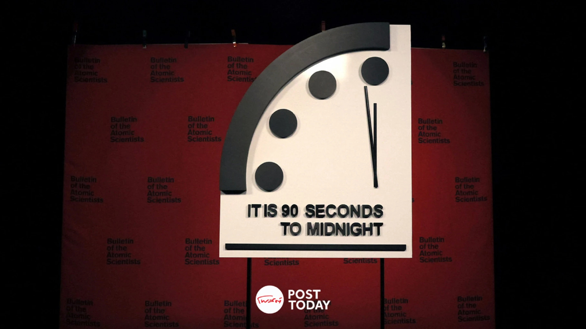 ใกล้วันโลกาวินาศ นักวิทยาศาสตร์ปรับเวลานาฬิกาวันสิ้นโลก (Doomsday Clock) ใกล้วันโลกาวินาศ นักวิทยาศาสตร์ปรับเวลานาฬิกาวันสิ้นโลก (Doomsday Clock)