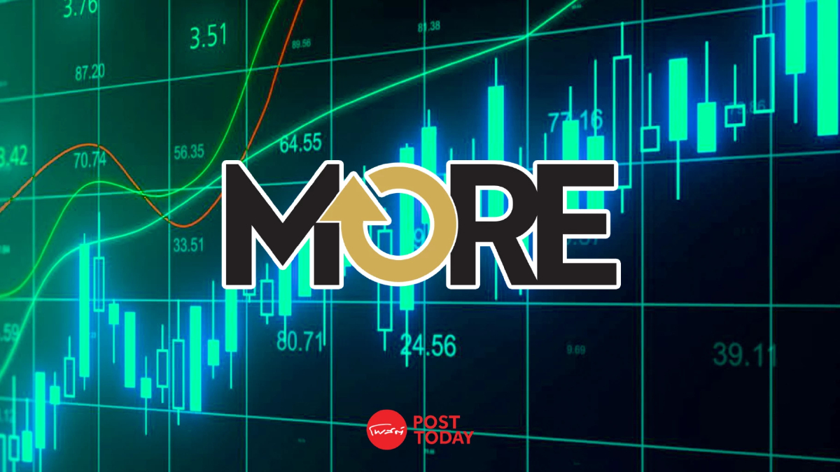 หุ้น MORE ราคาพุ่งเกือบ 8% หลังบิ๊กล็อตปริศนา 13.21% หุ้น MORE ราคาพุ่งเกือบ 8% หลังบิ๊กล็อตปริศนา 13.21%