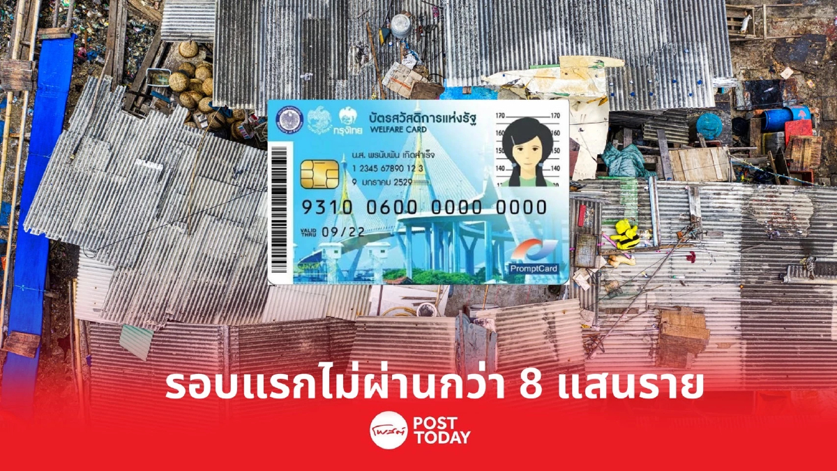 อัพเดทบัตรสวัสดิการแห่งรัฐ 2565 พบผู้ไม่ผ่านเกณฑ์ 8 แสนราย อัพเดทบัตรสวัสดิการแห่งรัฐ 2565 พบผู้ไม่ผ่านเกณฑ์ 8 แสนราย