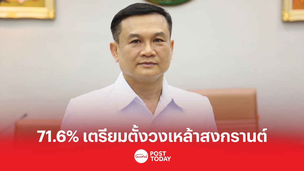 โพลเผย 71.6% ของนักดื่มเตรียมตั้งวงช่วงสงกรานต์ โพลเผย 71.6% ของนักดื่มเตรียมตั้งวงช่วงสงกรานต์
