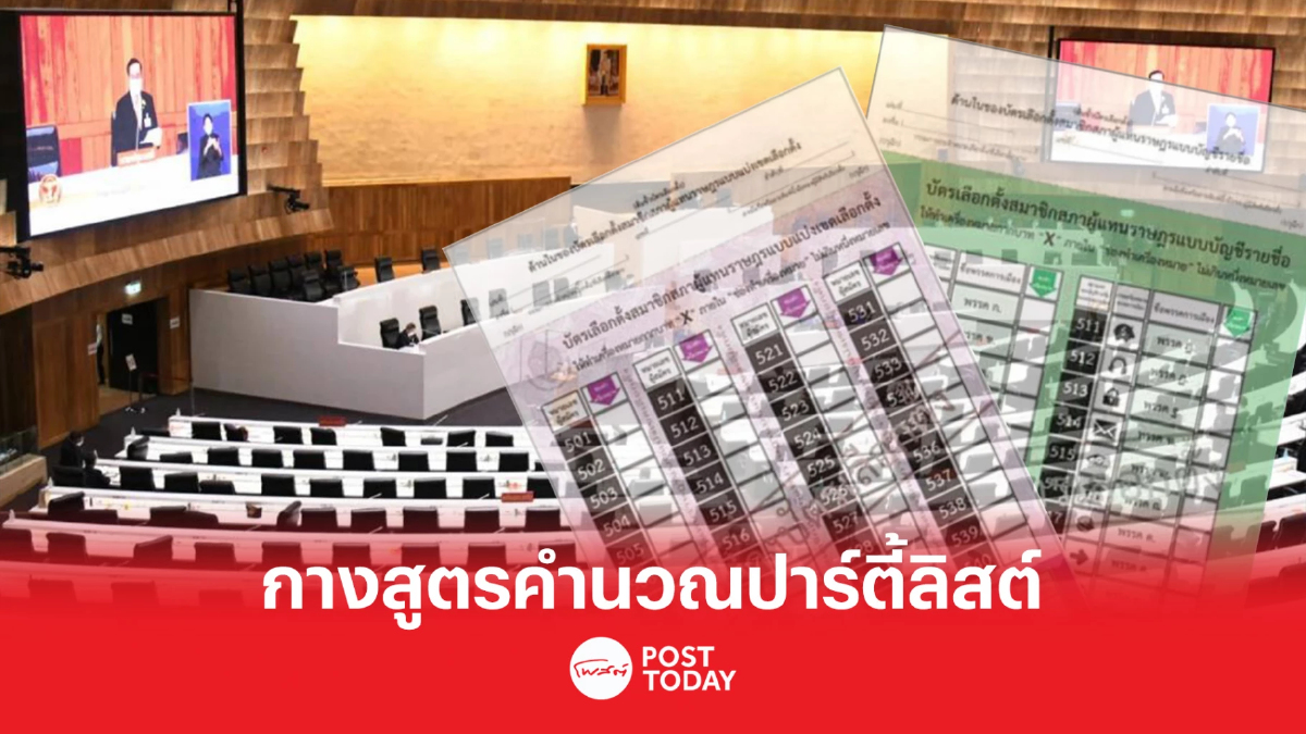 เลือกตั้ง66: กางสูตร กกต.คำนวณส.ส.ปาร์ตี้ลิสต์ เลือกตั้ง66: กางสูตร กกต.คำนวณส.ส.ปาร์ตี้ลิสต์