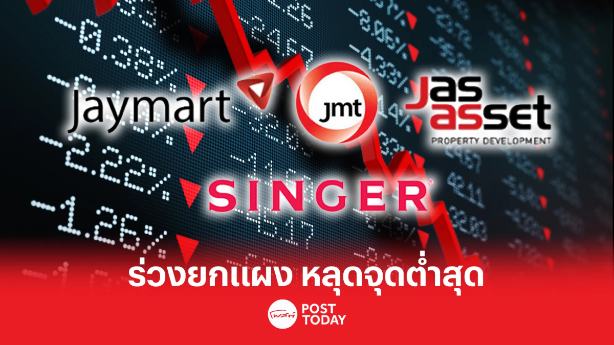 ราคาหุ้นกลุ่ม JMART ร่วงยกแผง หลุดจุดต่ำสุด ราคาหุ้นกลุ่ม JMART ร่วงยกแผง หลุดจุดต่ำสุด