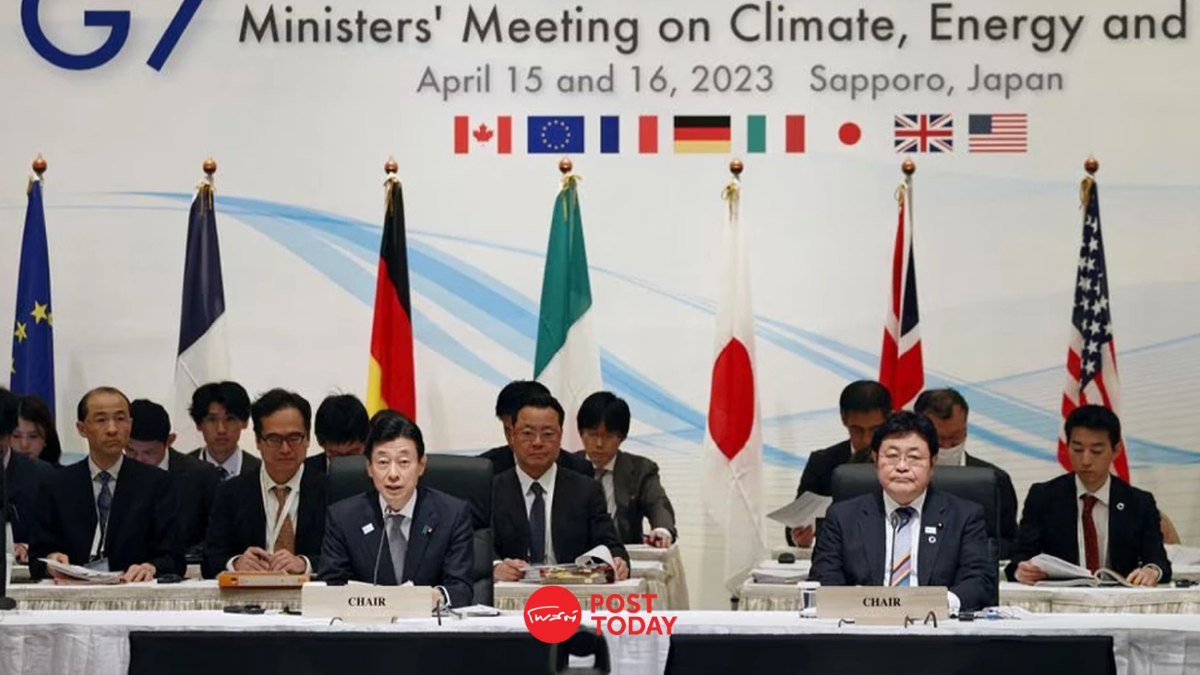 รัฐมนตรี G7 ตกลงที่จะลดการใช้ก๊าซและเร่งพลังงานหมุนเวียน รัฐมนตรี G7 ตกลงที่จะลดการใช้ก๊าซและเร่งพลังงานหมุนเวียน