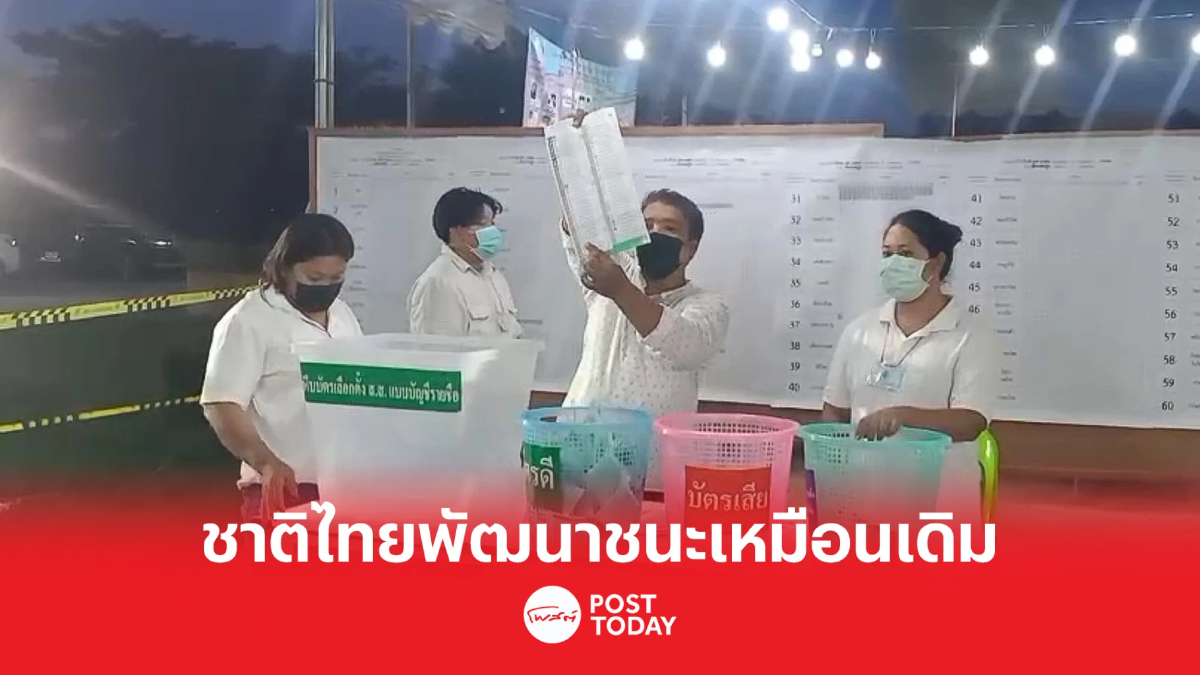 ผลการเลือกตั้งใหม่ จ.นครปฐม เขต 1 ชาติไทยพัฒนา ชนะ ก้าวไกลเหมือนเดิม ผลการเลือกตั้งใหม่ จ.นครปฐม เขต 1 ชาติไทยพัฒนา ชนะ ก้าวไกลเหมือนเดิม