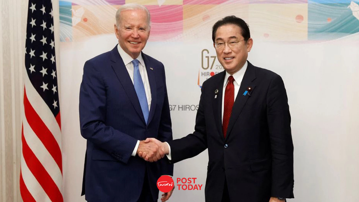 ผู้นำสหรัฐและนายกญี่ปุ่น พบปะเจรจากันที่เมือง ฮิโรชิมา ก่อนเริ่มประชุม G7 ผู้นำสหรัฐและนายกญี่ปุ่น พบปะเจรจากันที่เมือง ฮิโรชิมา ก่อนเริ่มประชุม G7