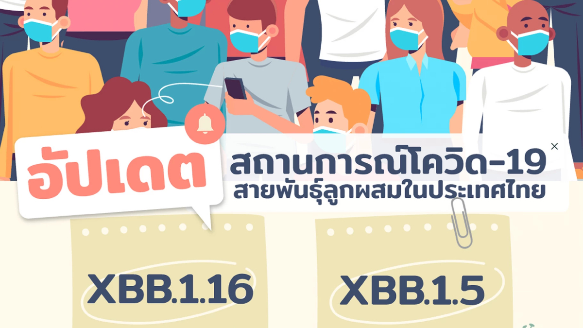 อัปเดตสถานการณ์โควิด-19 สายพันธุ์ลูกผสมในไทย อัปเดตสถานการณ์โควิด-19 สายพันธุ์ลูกผสมในไทย