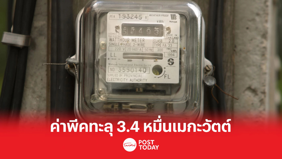 กกพ. ชี้ เหตุร้อนจัด ทุบสถิติ “ค่าพีค” ไฟฟ้าทะลุเกิน 34,000 เมกะวัตต์ไปแล้ว กกพ. ชี้ เหตุร้อนจัด ทุบสถิติ “ค่าพีค” ไฟฟ้าทะลุเกิน 34,000 เมกะวัตต์ไปแล้ว