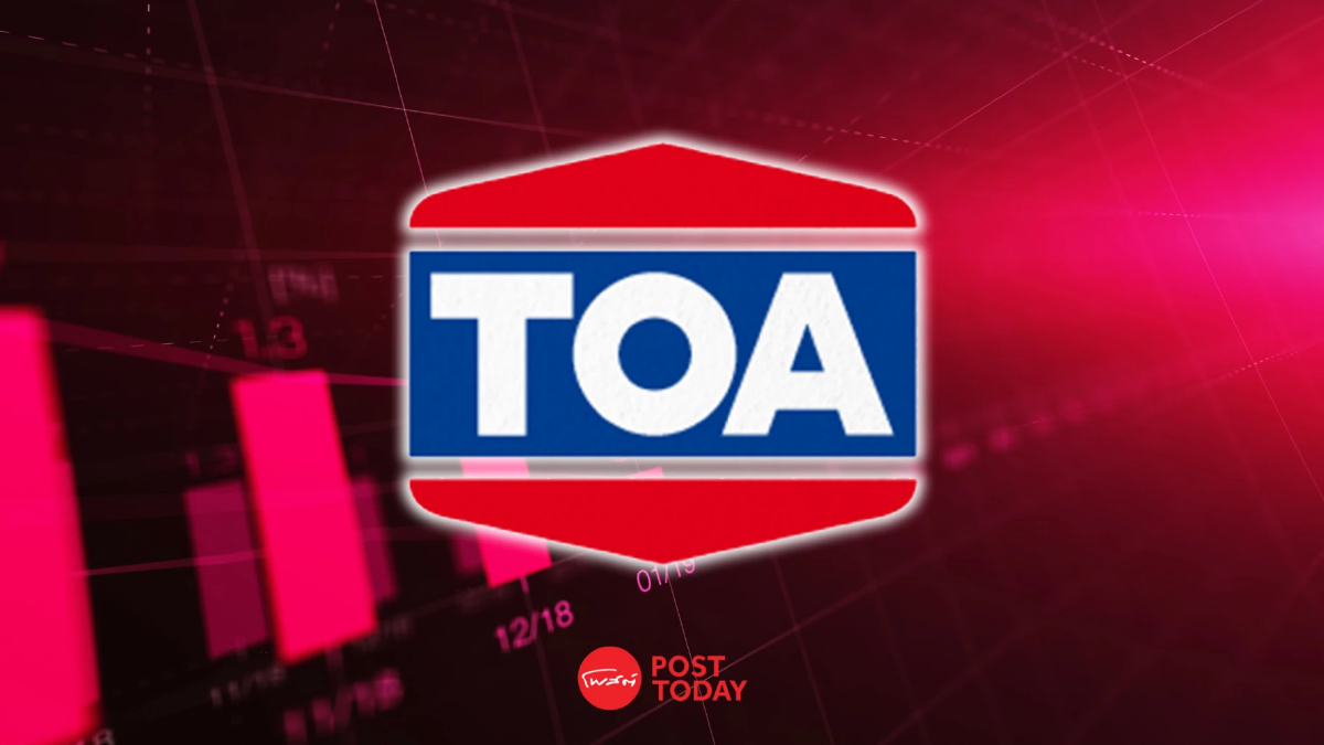 TOA พุ่ง 7.62% โบรกฯ ชี้เป็นโอกาสเข้าลงทุน หลังร่วงถูกโยง STARK TOA พุ่ง 7.62% โบรกฯ ชี้เป็นโอกาสเข้าลงทุน หลังร่วงถูกโยง STARK