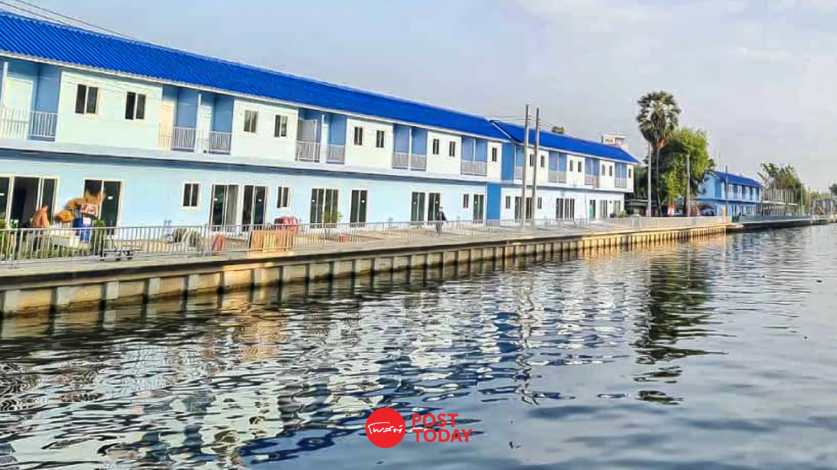 โครงการพัฒนาริมคลองเปรมประชากร คืบหน้าแล้ว 70% สร้างบ้านแล้วเสร็จ 844 หลัง โครงการพัฒนาริมคลองเปรมประชากร คืบหน้าแล้ว 70% สร้างบ้านแล้วเสร็จ 844 หลัง