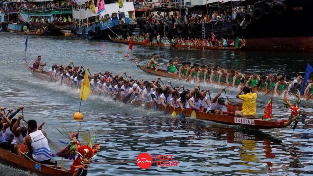 การแข่งขันเรือมังกรนานาชาติของฮ่องกงกลับมาอีกครั้งหลังจากหยุดไปถึง 4 ปี การแข่งขันเรือมังกรนานาชาติของฮ่องกงกลับมาอีกครั้งหลังจากหยุดไปถึง 4 ปี