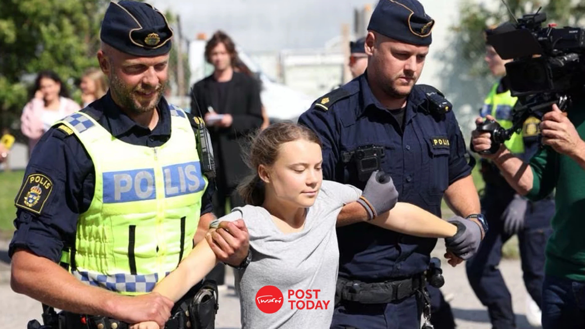 Greta Thunberg ถูกบังคับให้หยุดประท้วงไม่กี่ชั่วโมงหลังจากถูกศาลสั่งปรับ Greta Thunberg ถูกบังคับให้หยุดประท้วงไม่กี่ชั่วโมงหลังจากถูกศาลสั่งปรับ