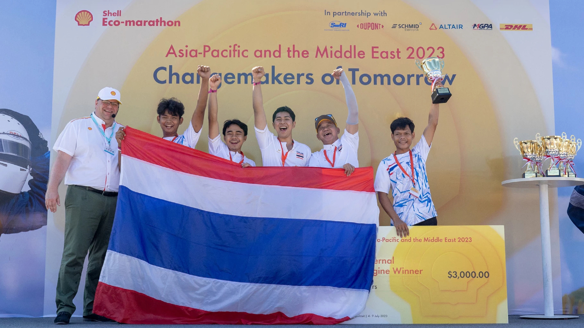 เยาวชนไทยคว้าแชมป์รถต้นแบบประหยัดพลังงาน เยาวชนไทยคว้าแชมป์รถต้นแบบประหยัดพลังงาน