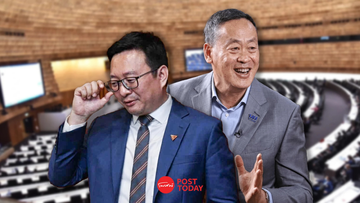 ก่อนโหวตนายกฯ สว.-ก้าวไกล รุมถล่ม คุณสมบัติ เศรษฐา ตั้งรัฐบาลข้ามขั้ว ก่อนโหวตนายกฯ สว.-ก้าวไกล รุมถล่ม คุณสมบัติ เศรษฐา ตั้งรัฐบาลข้ามขั้ว