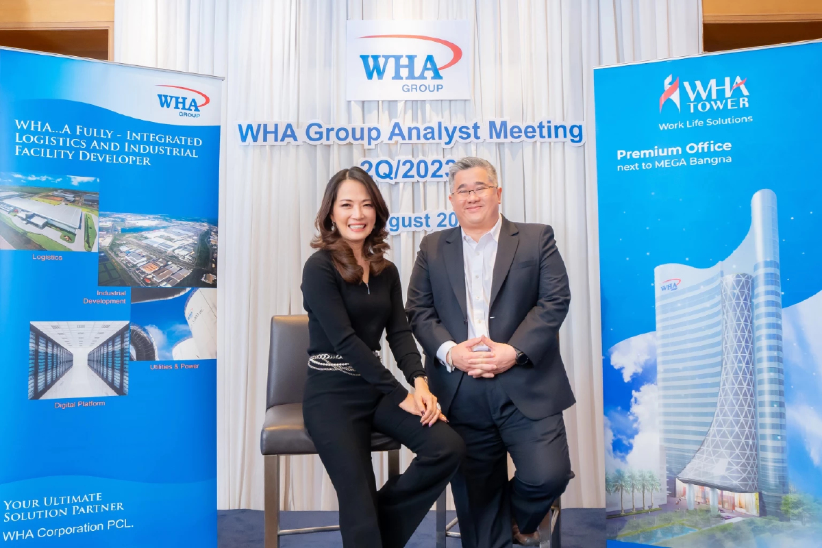WHA รับทรัพย์ต่างชาติแห่ย้ายฐาน ประกาศอัพเป้ายอดขายที่ดินแตะ 2,500 ไร่ WHA รับทรัพย์ต่างชาติแห่ย้ายฐาน ประกาศอัพเป้ายอดขายที่ดินแตะ 2,500 ไร่