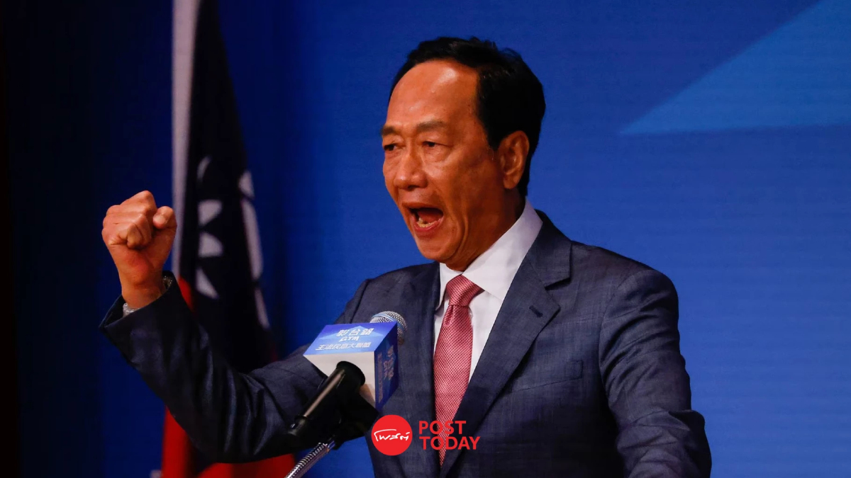 ผู้ก่อตั้ง Foxconn ประกาศชิงตำแหน่งประธานาธิบดีไต้หวัน ผู้ก่อตั้ง Foxconn ประกาศชิงตำแหน่งประธานาธิบดีไต้หวัน