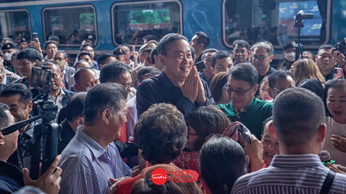 “เศรษฐา” นั่งรถไฟจากอุดรไปหนองคาย ถกพัฒนาทางคู่เฟส 2-ศูนย์กระจายสินค้า “เศรษฐา” นั่งรถไฟจากอุดรไปหนองคาย ถกพัฒนาทางคู่เฟส 2-ศูนย์กระจายสินค้า