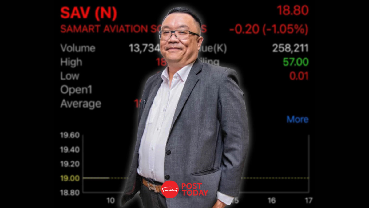 เสี่ยป๋อง โผล่ถือ SAV อันดับ 7 เปิดเทรดวันแรก 18.80 บาท ต่ำจอง 1.05% เสี่ยป๋อง โผล่ถือ SAV อันดับ 7 เปิดเทรดวันแรก 18.80 บาท ต่ำจอง 1.05%