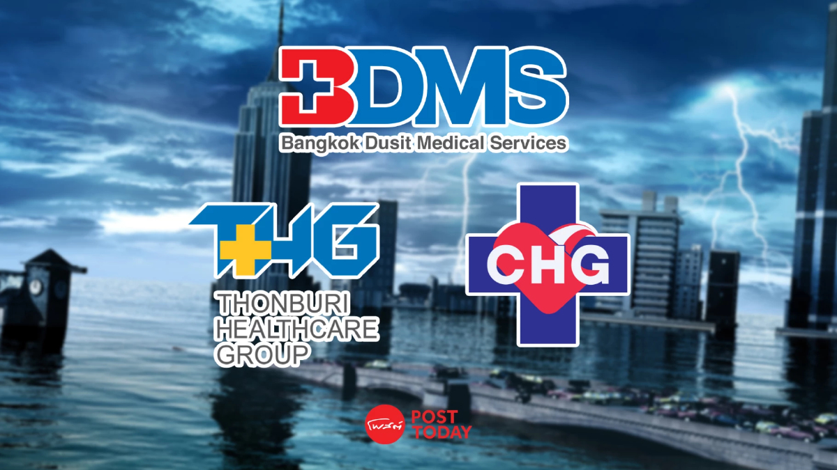 BDMS-CHG-THG รับผลกระทบเสี่ยงน้ำท่วมภาคตะวันออก-ใต้ จำกัด หนุนบริการพุ่ง BDMS-CHG-THG รับผลกระทบเสี่ยงน้ำท่วมภาคตะวันออก-ใต้ จำกัด หนุนบริการพุ่ง