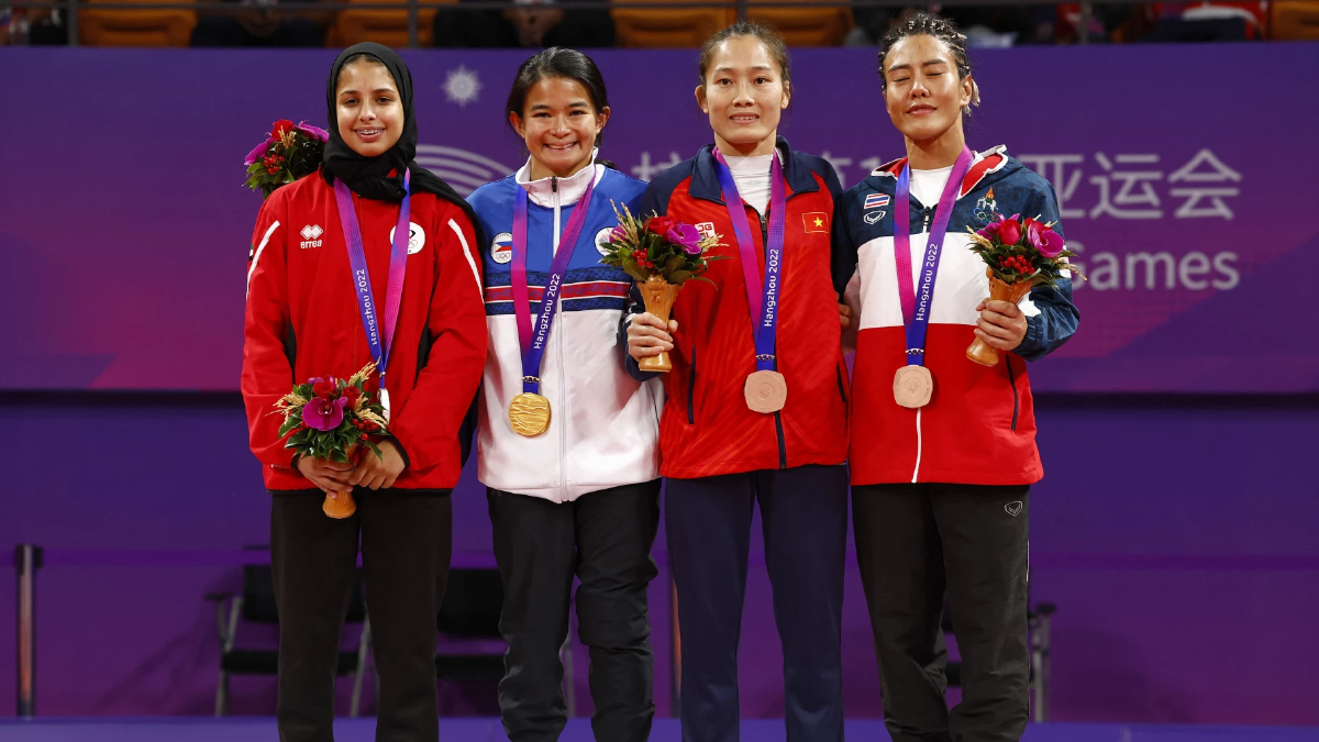 สรุปเหรียญเอเชียนเกมส์ 2022 ทัพนักกีฬาไทย ล่าสุด วันศุกร์ที่ 6 ต.ค. 66 สรุปเหรียญเอเชียนเกมส์ 2022 ทัพนักกีฬาไทย ล่าสุด วันศุกร์ที่ 6 ต.ค. 66