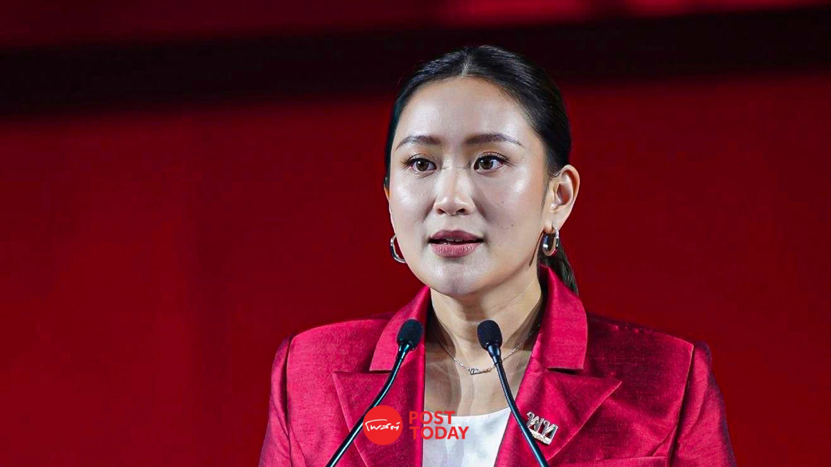 ไม่พลิกโผ แพทองธาร หัวหน้าเพื่อไทย โว นำเพื่อไทย กลับมาเป็นพรรคอันดับหนึ่ง ไม่พลิกโผ แพทองธาร หัวหน้าเพื่อไทย โว นำเพื่อไทย กลับมาเป็นพรรคอันดับหนึ่ง