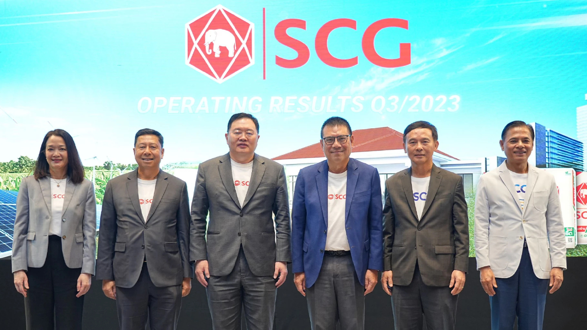 SCG แถลงไตรมาส 3 ชะลอตัวจากเศรษฐกิจภูมิภาคยังไม่ฟื้น ปรับตัวเดินหน้าต่อ SCG แถลงไตรมาส 3 ชะลอตัวจากเศรษฐกิจภูมิภาคยังไม่ฟื้น ปรับตัวเดินหน้าต่อ