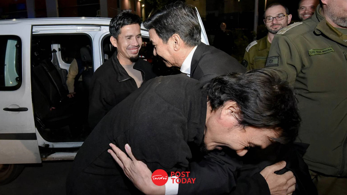 “ปานปรีย์” รับตัวประกันไทยที่ฮามาสปล่อยตัวเพิ่มอีก 2 คนด้วยตัวเอง “ปานปรีย์” รับตัวประกันไทยที่ฮามาสปล่อยตัวเพิ่มอีก 2 คนด้วยตัวเอง