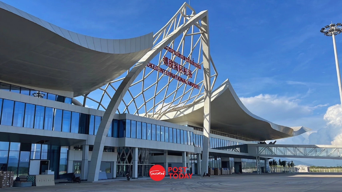 ชมโฉมสนามบินนานาชาติบ่อแก้ว มูลค่าเฉียด6พันล้านเปิดบริการต้นปีมังกร ชมโฉมสนามบินนานาชาติบ่อแก้ว มูลค่าเฉียด6พันล้านเปิดบริการต้นปีมังกร