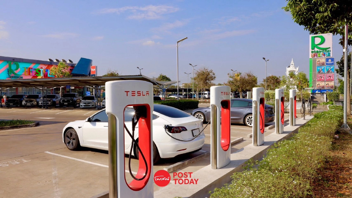 นำร่องภาคเหนือ Tesla จับมือ โรบินสันตั้งจุด Supercharger รถ EV นำร่องภาคเหนือ Tesla จับมือ โรบินสันตั้งจุด Supercharger รถ EV