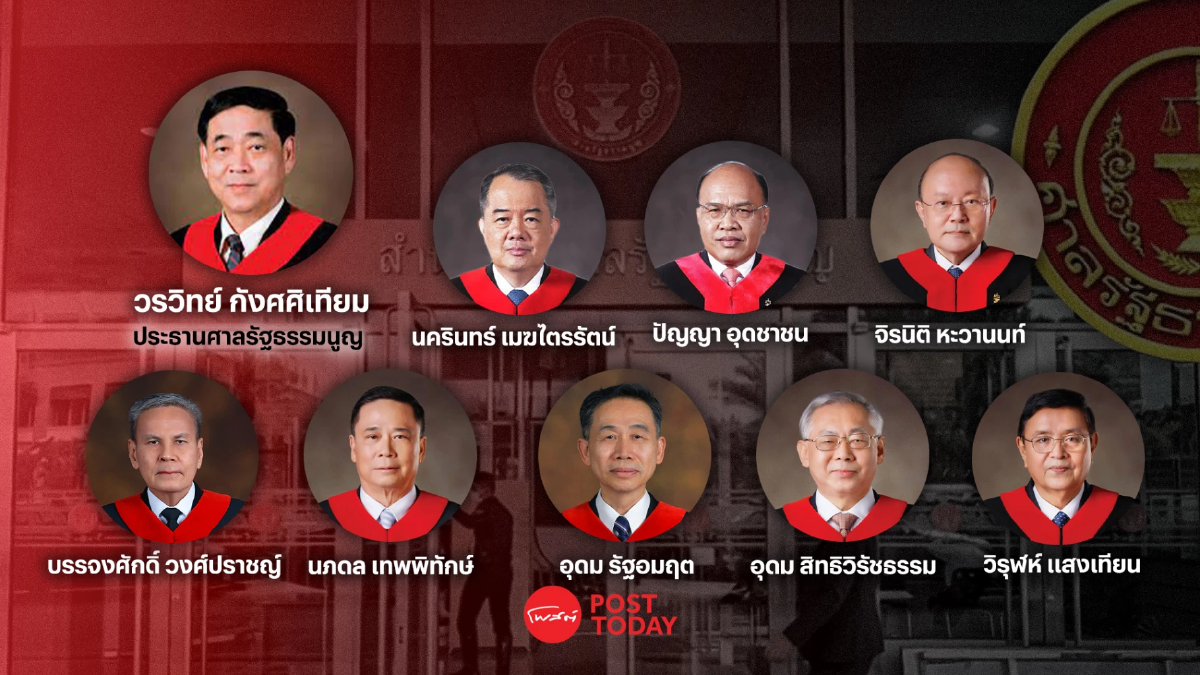 องค์คณะตุลาการรธน.เริ่มประชุมลงมติคดีพิธาถือหุ้นiTV องค์คณะตุลาการรธน.เริ่มประชุมลงมติคดีพิธาถือหุ้นiTV