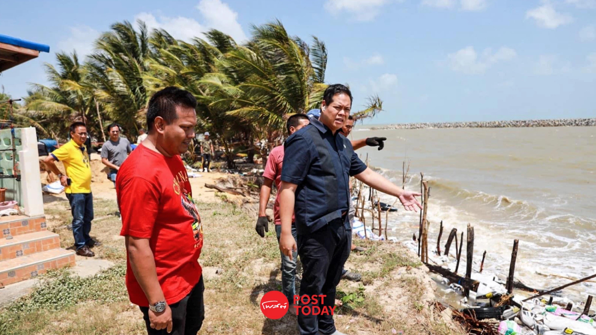 'สรรเพชญ'จี้ภาครัฐแก้ปัญหาทะเลกัดเซาะชายฝั่งช่วงมรสุม 'สรรเพชญ'จี้ภาครัฐแก้ปัญหาทะเลกัดเซาะชายฝั่งช่วงมรสุม