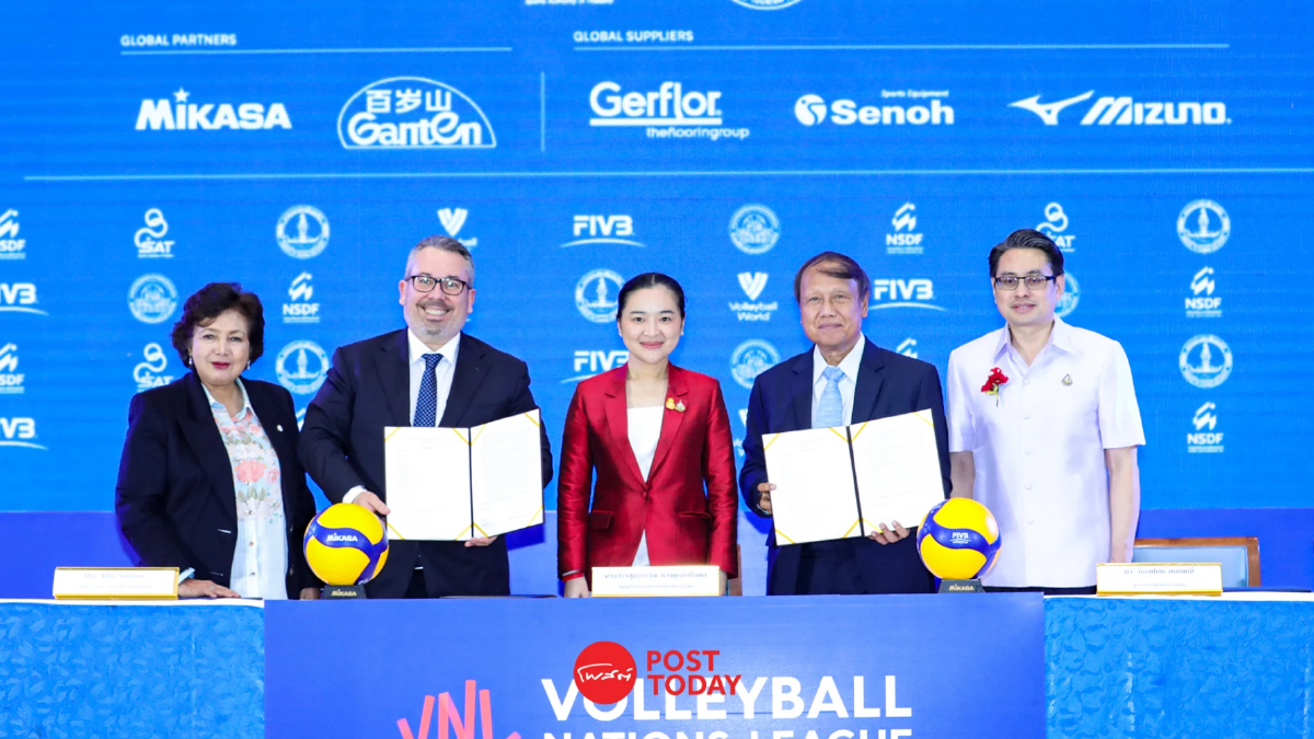 ยืนยัน ! ไทยเจ้าภาพจัดวอลเลย์บอลหญิงเนชั่นส์ ลีก 2024 รอบชิงฯ มิ.ย.67 ยืนยัน ! ไทยเจ้าภาพจัดวอลเลย์บอลหญิงเนชั่นส์ ลีก 2024 รอบชิงฯ มิ.ย.67