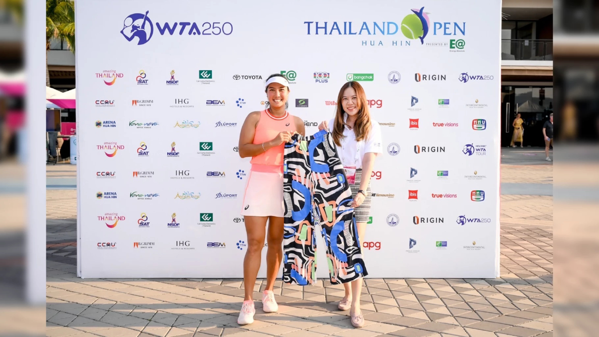 บลูพอร์ต หัวหิน ปลุกกระแสผ้าไทย โชว์ ในการแข่งขัน ไทยแลนด์โอเพ่น 2024 บลูพอร์ต หัวหิน ปลุกกระแสผ้าไทย โชว์ ในการแข่งขัน ไทยแลนด์โอเพ่น 2024