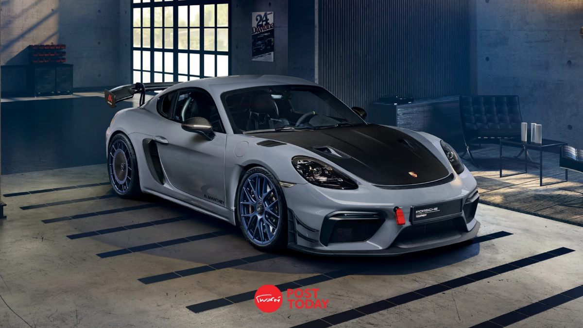ปอร์เช่ 718 Cayman GT4 RS Manthey เพิ่มแอโรไดนามิก 200 กิโลเมตร/ ชั่วโมง ปอร์เช่ 718 Cayman GT4 RS Manthey เพิ่มแอโรไดนามิก 200 กิโลเมตร/ ชั่วโมง