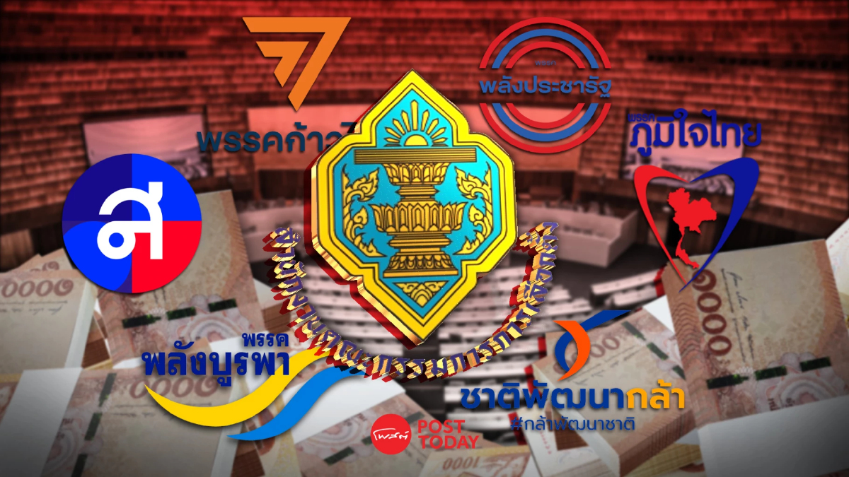 กกต.เปิดยอดเงินบริจาคพรรคการเมืองธันวาคม66 พปชร.นำโด่ง 13.8 ล้านบาท กกต.เปิดยอดเงินบริจาคพรรคการเมืองธันวาคม66 พปชร.นำโด่ง 13.8 ล้านบาท
