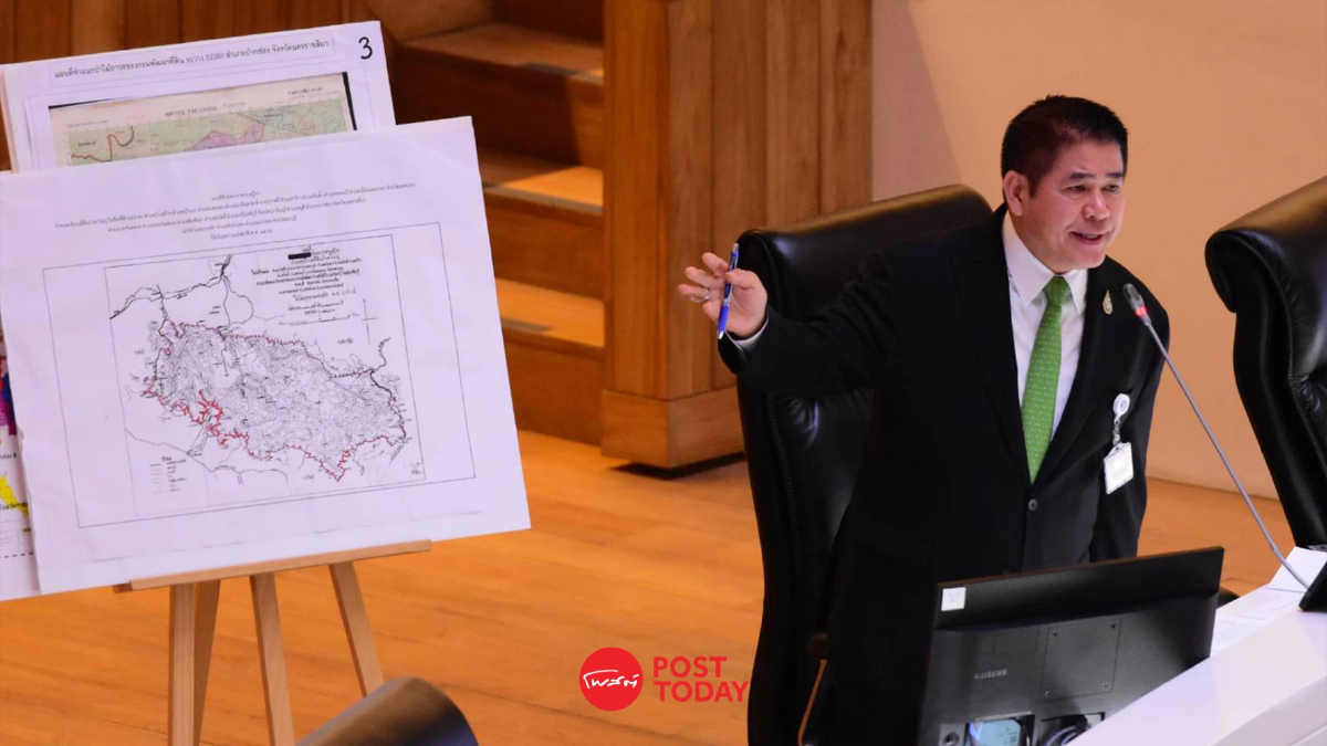 'ธรรมนัส'ตอบกระทู้สดสภาปมสปก.ทับที่เขาใหญ่รอผล'One Map' 'ธรรมนัส'ตอบกระทู้สดสภาปมสปก.ทับที่เขาใหญ่รอผล'One Map'