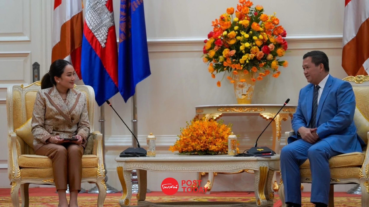 แพทองธาร-เพื่อไทย กระชับสัมพันธ์ กัมพูชา หนุนแนวคิดรัฐบาลเที่ยว 6 ประเทศ แพทองธาร-เพื่อไทย กระชับสัมพันธ์ กัมพูชา หนุนแนวคิดรัฐบาลเที่ยว 6 ประเทศ