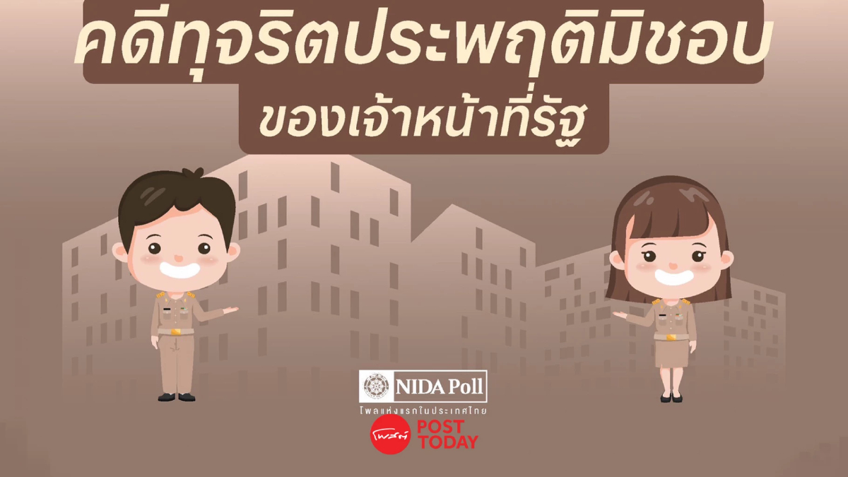 นิด้าโพล ชี้ “คนอยากรวย” ปมเจ้าหน้าที่รัฐทุจริตและประพฤติมิชอบ นิด้าโพล ชี้ “คนอยากรวย” ปมเจ้าหน้าที่รัฐทุจริตและประพฤติมิชอบ