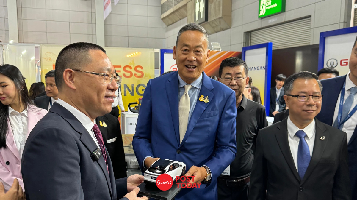 "เศรษฐา" เปิดงาน ซับคอนไทยแลนด์ 2024 ชวนบริษัท EV ผลิตชิ้นส่วนในไทย "เศรษฐา" เปิดงาน ซับคอนไทยแลนด์ 2024 ชวนบริษัท EV ผลิตชิ้นส่วนในไทย