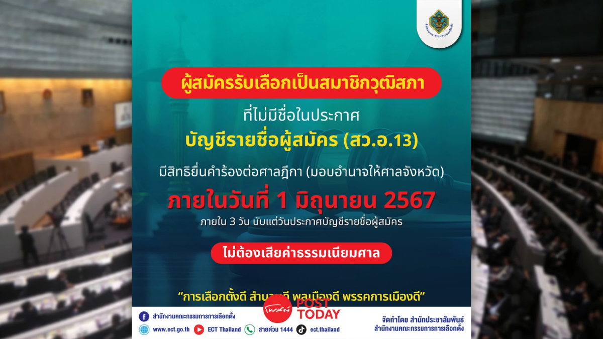 กกต.ตัดสิทธิผู้สมัครสว. 2020 คน แนะคนไม่มีชื่อใบประกาศ อุทธรณ์ได้ถึง 1 มิ.ย. กกต.ตัดสิทธิผู้สมัครสว. 2020 คน แนะคนไม่มีชื่อใบประกาศ อุทธรณ์ได้ถึง 1 มิ.ย.